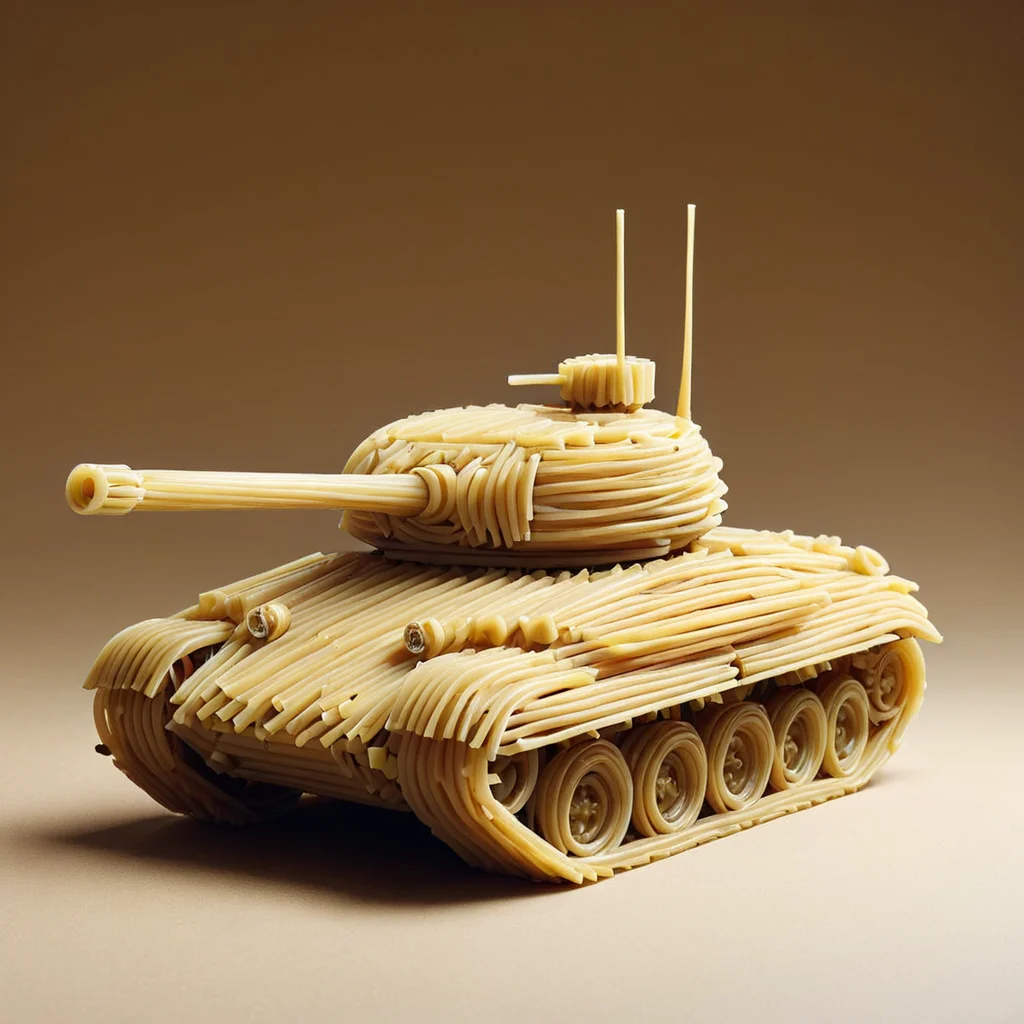 a spaghettify tank,<lora:Spaghettify:0.6>