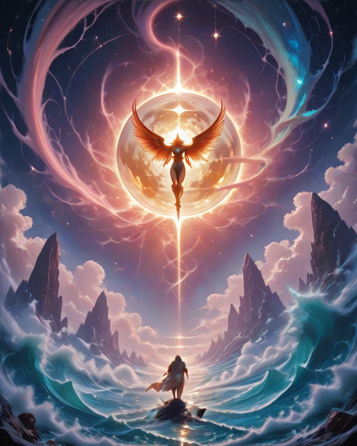 ethereal fantasy concept art of  anime artwork phantom fleet regattas racing through tsunami surfing zones aboard rocket-powered junks competing for sea god favors, Futuristic style, sleek, modern, ultramodern, high tech, detailed,,
 <lora:iLLMythG0thicL1nes:0.5> G0thicL1nes,
 <lora:Detail_Tweaker_Illustrious_BSY_V3:0.7> detailed, 
 <lora:Dramatic Lighting Slider ILL:1>,
 <lora:NOOB_vp1_detailer_by_volnovik_v1:0.3>, 
<lora:reij-rt:0.3>, <lora:aidmaFLuxPro1.1_v0.3_IL:0.5> aidmafluxpro1.1,
 <lora:FrankFrazettaIL:0.15> . anime style, key visual, vibrant, studio anime,  highly detailed . magnificent, celestial, ethereal, painterly, epic, majestic, magical, fantasy art, cover art, dreamy