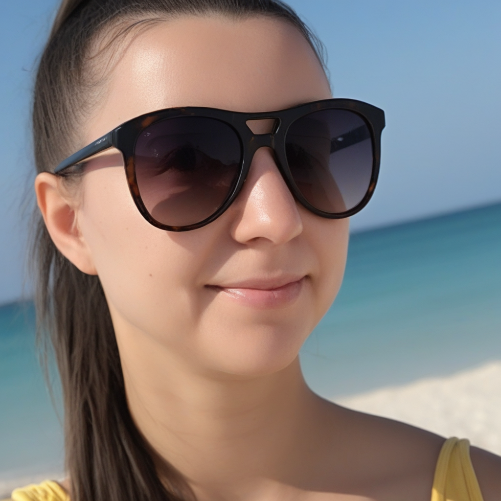 mole, kristina, sunglasses, looking at viewer