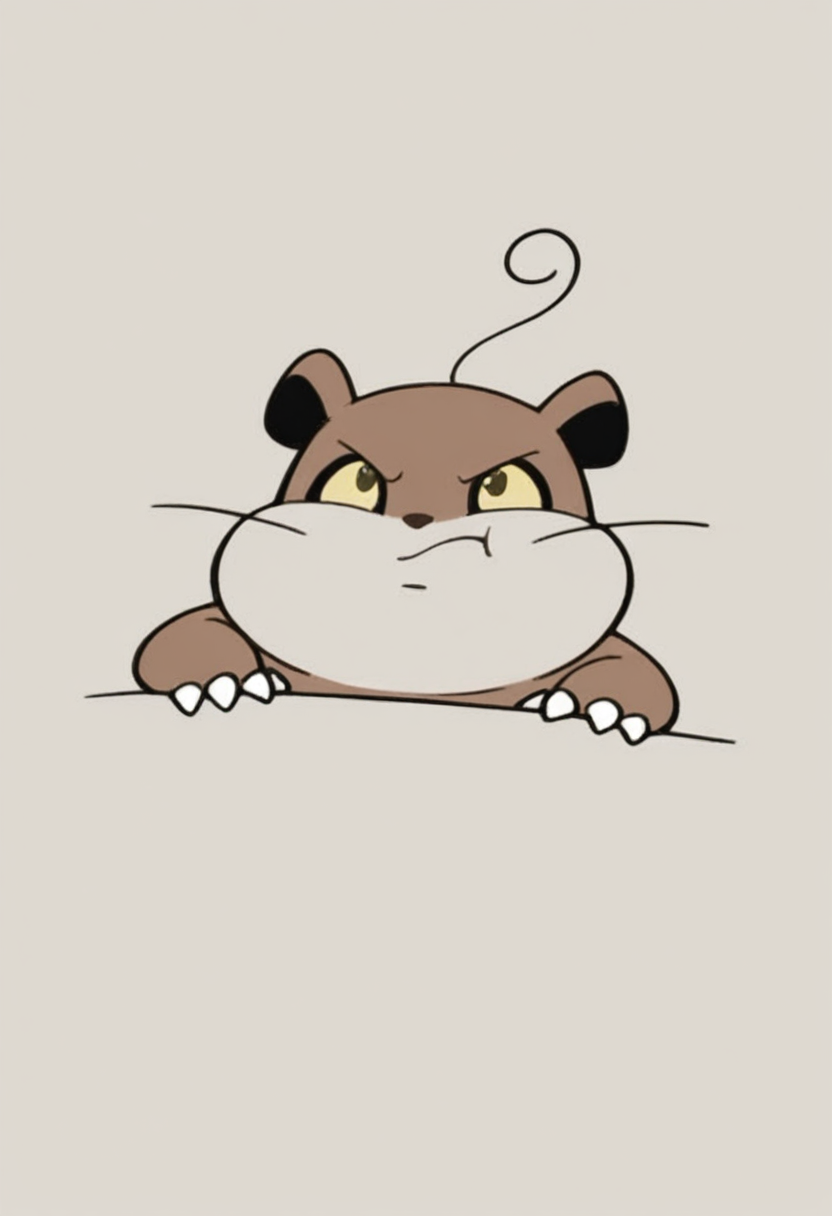 1other, animal focus, portrait, sketch, monochrome, serious, chibi,
BREAK
xiaozhuxiong, creature, brown body, black ears, puffy cheeks, yellow eyes, claws, whiskers,
BREAK
best quality, masterpiece, very aesthetic, absurdres, highest detailed, very awa, <lora:xiaozhuxiong_from_The_Legend_Of_Nezha_v1.0-000039:1>