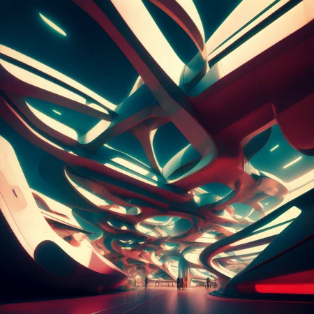 (corridorfuturism style:1) <lora:djzCorridorFuturismV21:0.8>