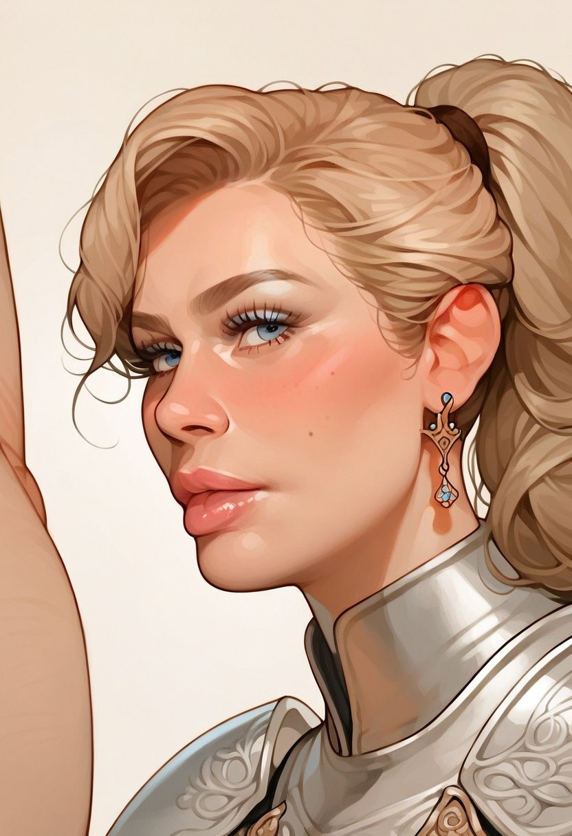 score_9,score_8_up,score_7_up,score_6_up,score_5_up, score_4_up, source_anime,anime,2d,Explicit_rating
SarahLyons,ponytail,blondie,mature,wearing armor,upperbody focus