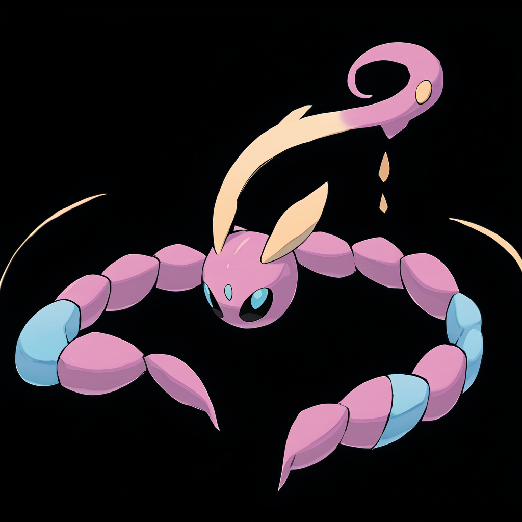 <lora:pokemon_pony_xl:1>, watercolor creature art like pokemon, Type: Psychic, Type: Rock, Egg Group: Ditto, is a pokemon creature that It is known to dance at dawn, its movements harmonizing with the first light to grace the horizon,It has a Copper orb nestled in its forehead believed to be the source of its Poison abilities,It is an elusive being, seen only by those who possess a pure heart and a gentle spirit,The creature's footpads are soft emitting a Fuchsia glow with each step leaving Poison footprints behind,The animal's yawns release Teal spores that induce vivid dreams in those who inhale them. score_9, score_8_up, score_7_up, score_6_up, score_5_up, score_4_up.  Simple black background, (Masterpiece:1.3) (best quality:1.2) (high quality:1.1)