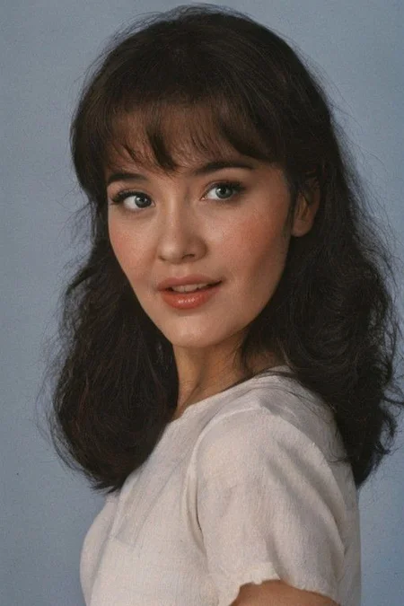 beautiful woman Classic High-Key Portrait: Bright, evenly lit portraits on the subject's face.Pin-Up Bangs