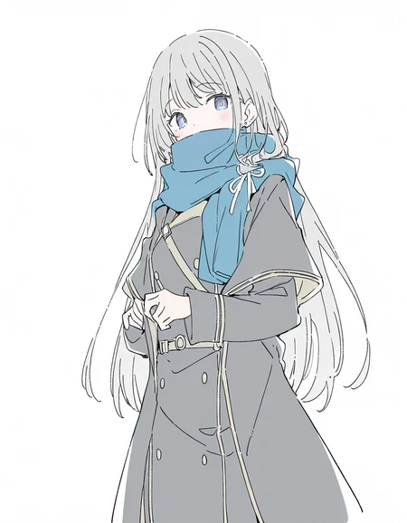 bkornblume,1girl,solo,looking at viewer,simple background,white background,cowboy shot,<lora:bkornblume-000012:1>,covered mouth,, masterpiece, best quality, very aesthetic, absurdres,newest, incredibly absurdres,, (Ixy:0.6)),(hiten \(hitenkei\):0.7),