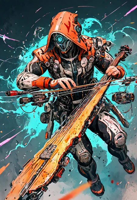 ivarawf, orange hood, yellow body, cyan eyes, solo, intricate detail, holding koto \(instrument\), playing instrument, stringed instrument,instrument focus, dynamic pose, foreshortening, (transparent:0.9), depth of field, (depth),mcnm, foreshortening, BREAK,
(akai sashimi),(marvin \(omarvin\):0.7),(ameyamadenshin, shimhaq:0.4), [[[[ibsukionsen]]]], [nslacka, [[mk-5]],miso katsu,tripdancer],masterpiece, absurdres, in the style of cknc