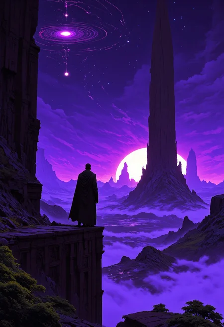 «Hills rolled away like swells on a sea, illuminated by a thousand stars. »
