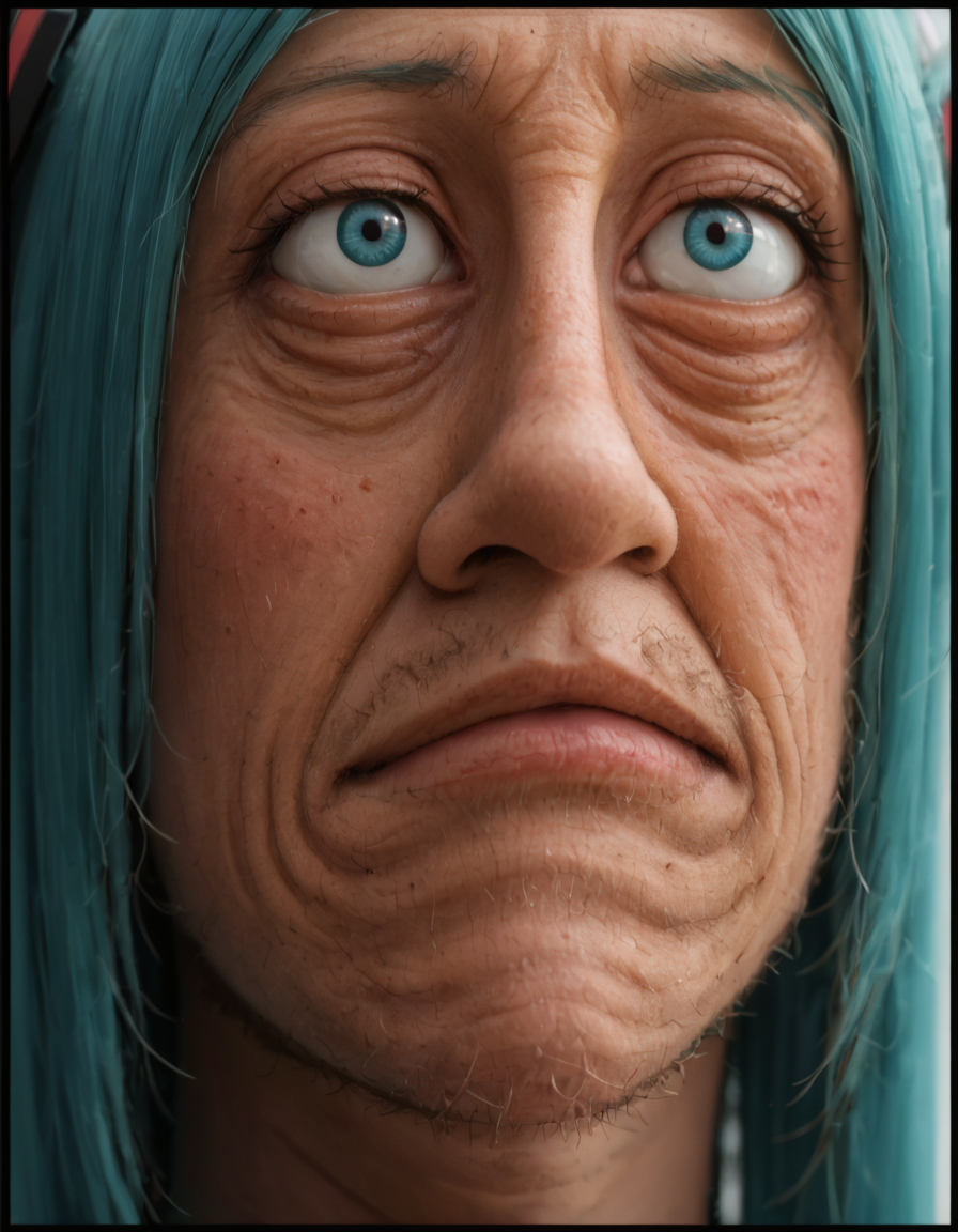 <lora:merriviuselfmeme_eew_Pony:1.4> merriviuselfmeme_eew, hatsune miku