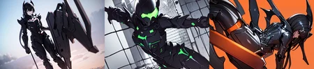highly insanely detailed, masterpiece, top quality, best quality, highres, 4k, 8k, RAW photo, (very aesthetic, beautiful and aesthetic),
__lazy-wildcards/cosplay-char/blame/digimortal-digimortal/prompts__,
<lora:Digimortal_v1:0.8>,
(1girl:1.3),
solo focus,
__lazy-wildcards/dataset/background__,âââ
