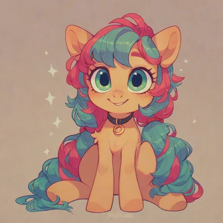 score_9, score_8_up, score_7_up, score_6_up, cute pony portrait, simple background, full body