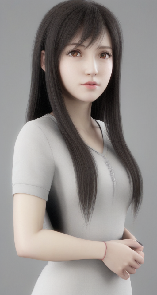3d,1girl,looking at viewer,<lora:å¥½åç±³-xl-tifa:0.6>,