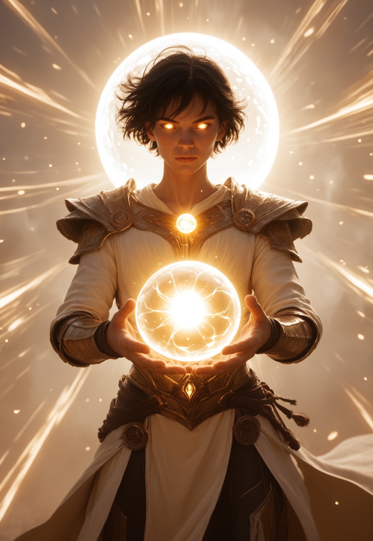 score_9, score_8_up, score_7_up, ((( best view, might, power )))
,
((( Holmagmb, glowing,)))
,
(( 1boy, solo, petite, short hair, black hair, strong, armour, ))
,
((( )))
,
(((Light sphere, )))
,
(( ))
,
(( ))
,
((( Glowing eyes, yellow eyes, )))
,
()