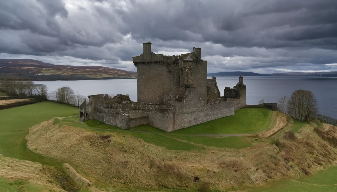 Scottish Castles Photography,outdoors,scenery,no humans,tree,cloud,sky,grass,landscape,ocean,day,horizon,nature,mountain,<lora:Scottish Castles Photography:0.9>,, masterpiece, best quality,