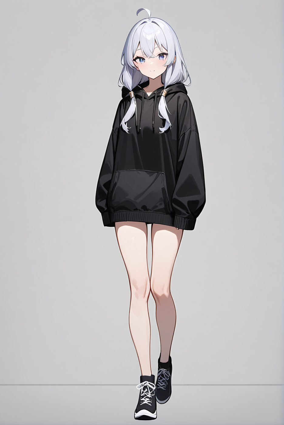 casual clothes, mm-elaina, ahoge, 1girl, solo, skinny, masterpiece, absurdres, high quality, highres, best quality, (full body:1.20), recent <lora:mm-elaina-V02-000003:0.7>