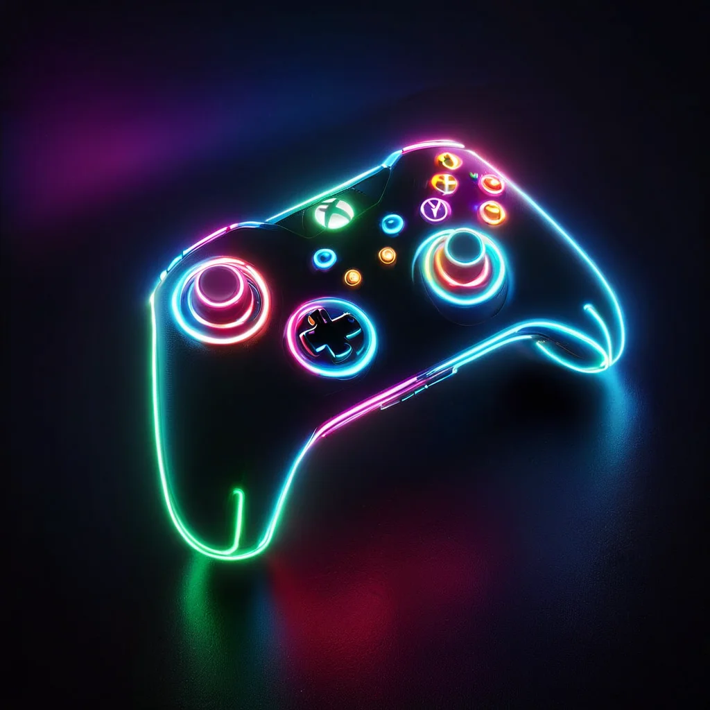 nlgtstyle <lora:nlgtstyle:1> xbox controller