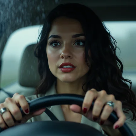 <lora:Hand v2:1>
detailed edges, detailed image, perfection style, A perfect photo of a woman driving a car in the rain, 1girl, solo, long hair, black hair, jewelry, teeth, blurry, lips, ring, clenched teeth, ground vehicle, realistic, car, driving, steering wheel, detailed face, detailed body, detailed hands, detailed eyes, detailed nose, detailed ears, detailed hair, detailed, perfection, detailed teeth, detailed skin texture, wrinkly, detailed fingers, detailed mouth, beauty, realism, real, detailed hair, detailed pores, detailed background, sharp image, detailed lips, different race, different color, different haircut, different skin tone, different, different people, different pose, perfection style, brown hair, 1boy, male focus, motor vehicle, rain, photorealistic