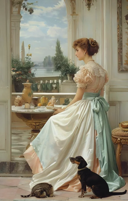 masterpiece,best quality,<lora:tbh362-sdxl:0.6>,illustration,style of Vittorio Reggianini, animals