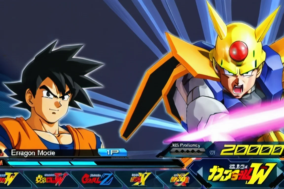 Select mode, Dragon Ball, <lora:exvs2:0.7>