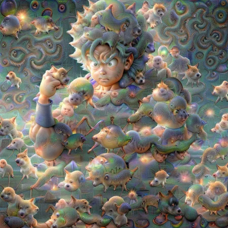 <lora:DeepDream2:1> goku ((DeepDream2)))