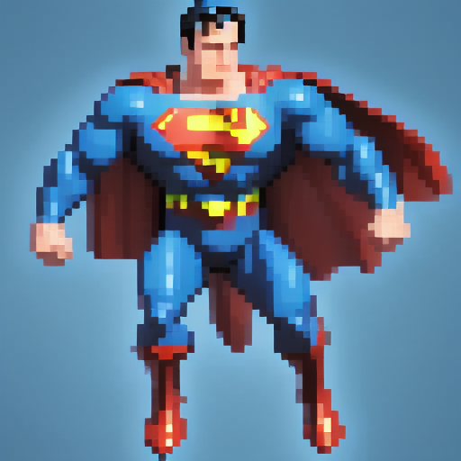 Pixel Heroes, Superman, gg_pixels