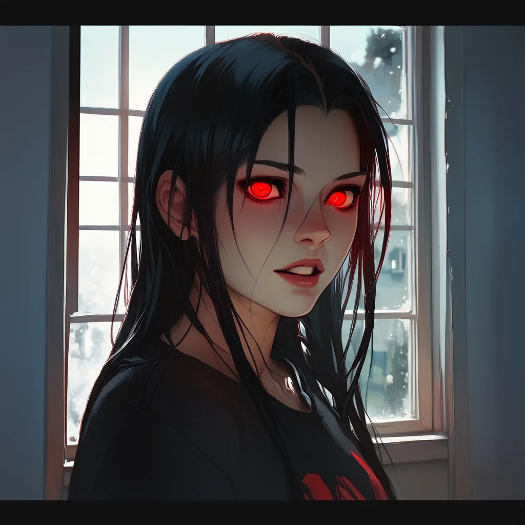 score_9,score_8_up,score_7_up,
LowKeyLights_v2, 1girl,solo,long hair,looking at viewer,shirt,black hair,red eyes,parted lips,teeth,indoors,lips,window,glowing,letterboxed,portrait,glowing eyes,red lips,
<lora:low-key_lights_v2_pony:0.8>