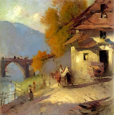 agierymski old artist painter<lora:agierymski:1>