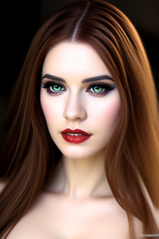 Romanian vampire girl, 23 years old, (beautiful:1.75), (very pale skin:1.35), (gothic makeup:0.99), (Red Lipstick:1),  (anime:0.35), (oval face:0.25), (attractive), (elegant1.5), (night), (front view:1.25), (elegant), 10 minutes before the world will end, hyper-realistic, ultra-detailed, insanely detailed, 4k, realistic 8k, shot on portra 400, (back light), (anime:0.05), (style of Leonardo da Vinci:1.0), (masterpiece), (style of Neal Adams:0.05)