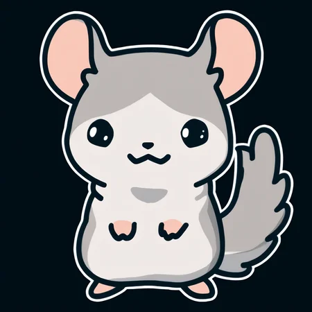 masterpiece, best quality, marseystyle,
solo,chinchilla, grey fur,standing, big ears, fluffy, :3 , black background
<lora:marseystyle:1>
