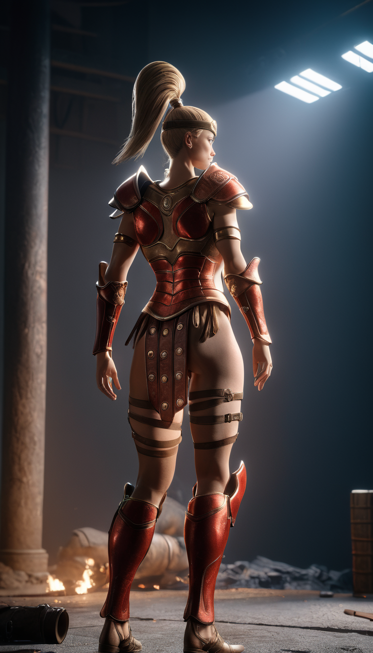 professional 3d model Cinematic scene, hero view, d2a amazon <lora:diablo_2_amazon_xl_v1:1>, action pose, detailed background, masterpiece, best quality, high quality, highres, absurdres . octane render, highly detailed, volumetric, dramatic lighting