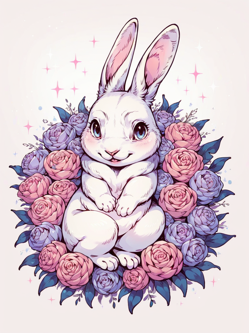 score_9, score_8_up, score_7_up, score_6_up,  <lora:p1nkh0rr0rXLP:0.7> p1nkh0rr0r,rabbit, feral,