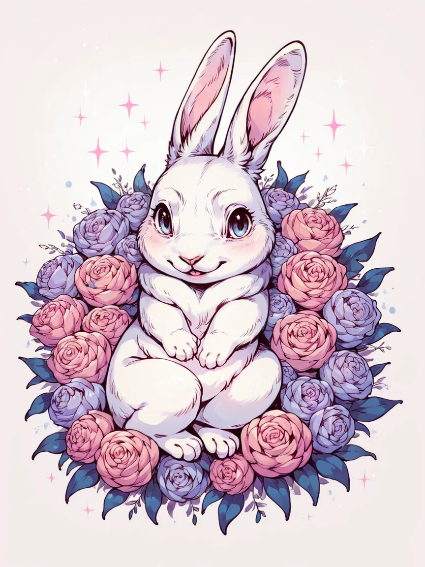 score_9, score_8_up, score_7_up, score_6_up, <lora:p1nkh0rr0rXLP:0.7> p1nkh0rr0r,rabbit, feral,