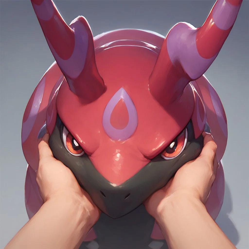 score_9, score_8_up, score_7_up, pokemon artstyle, 
scolioede, pokemon creature, feral, cheek squash, hands on another's face, hands on another's cheeks, solo focus, pov hands, angry, annoyed, squinting, standing, upper body portrait