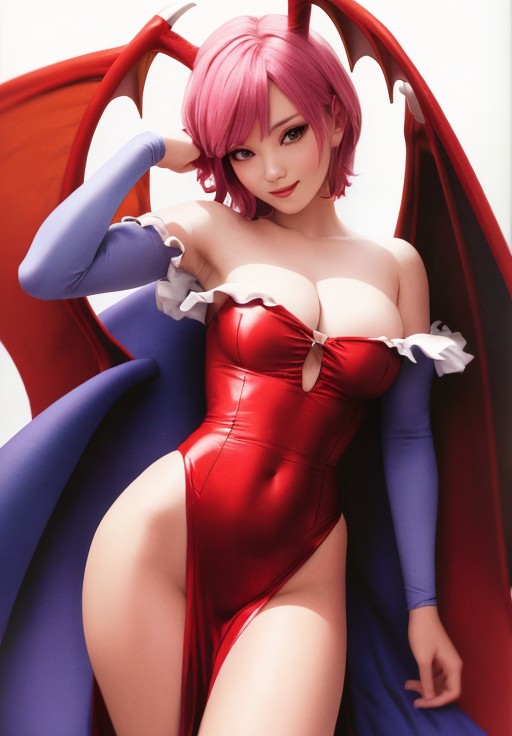 sfw, <lora:darkstalkers_lilith_nai:0.8>, darkstalkers_lilith, portrait, smile, (seductive, alluring, charming:1.3), seductive, (ultra-high res, high details, absurdres:1.3)