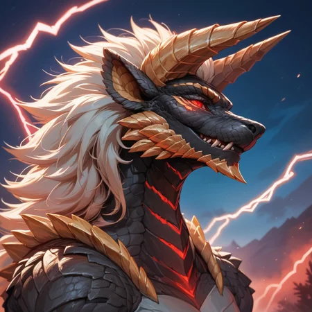 score_9, score_8_up, score_7_up, score_6_up, semi-realistic artwork, high quality, vibrant colors, best quality rendering, intricate details, high resolution, sharp focus, best render quality,gr33n, plant, flower,
St Zinogre,black scales, grey scales, red eyes, red lightning,muscular, glowing Neck, Shoulders,claw,fangs,hornsArms, Eye Markings,voluptuous body,red glow body,