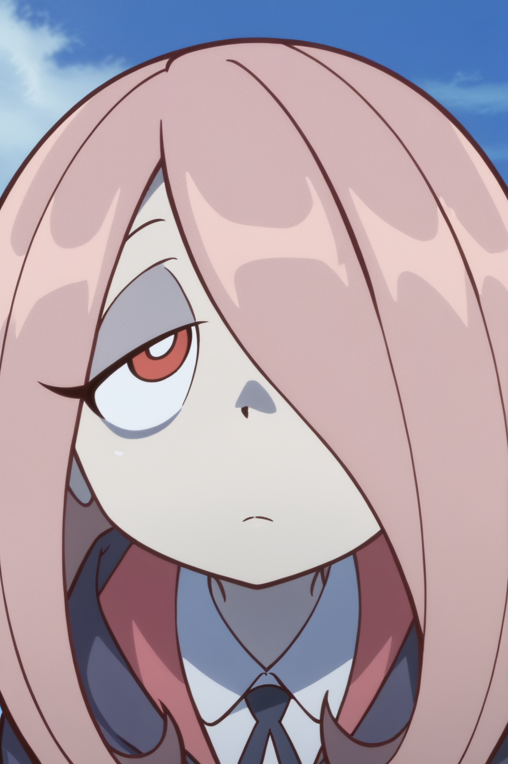 anime screencap, rating safe, Sucy Manbavaran, upper body  <lora:Uchuu_Patrol_Luluco-Sucy_Manbavaran-PDXL:0.8>