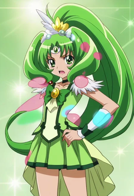 detailed background, shiny skin, <lora:curemarch.pony:1>, curemarch,, , ,,,,,,anime coloring, anime screencap, 1girl,Solo ,, anime,,,,official art, Uncensored ,Unedited ,,,,