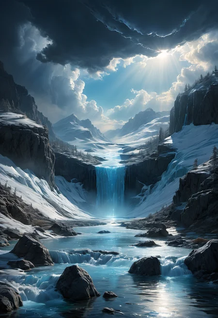 Lake Abert, Ice Manipulation, water, waterfall, stream,, atmospheric lighting, famous artwork by (paul bonner:1.4) and (jesper myrtos:1.1), (dramatic scene:1.4), (fractal art:0.4), detailed expressive eyes, fantasy style, dynamic angle,
(superfluid,dobby weave,patchwork,enrapturing,mammatus clouds,alternate dimensions,causality,mystifying,sparkle,shine,indium magic:1.0), standing with arms outstretched, palms facing downwards, Neutral, A relaxed facial expression with a slightly open mouth.
<lora:zavy-cntrst-sdxl:1> <lora:MJ52:.3> <lora:add-detail-xl:1> <lora:great_lighting:3> great lighting
