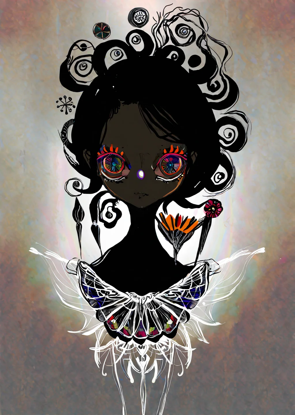 by narue 
1 girl,  beautiful face
warm , flowers
best quality,  
shadows, , gradient , dramatic lighting
[(details:1.2): [ (many small details:1.3) : [ (many ultrasmall details: 1.2):(very detailed ultrasmall edges and microrelief:1.5):0.7 ]: 0.4 ] :0.2]