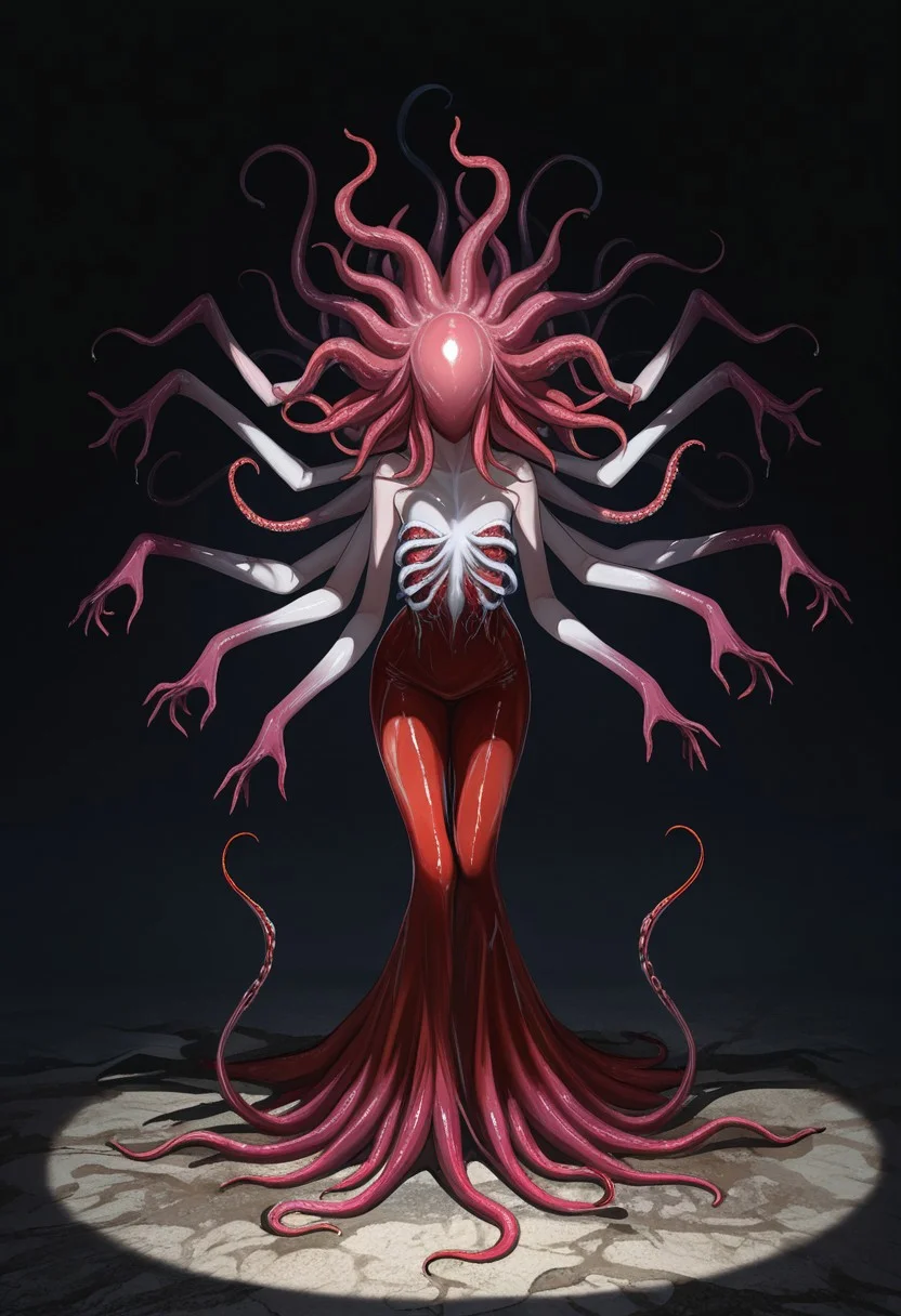MASTERPIECE, AMAZING QUALITY, 3NDL3SS, ELDRITCH ABOMINATION, TENTACLES, EXTRA LIMBS, SHADOW,