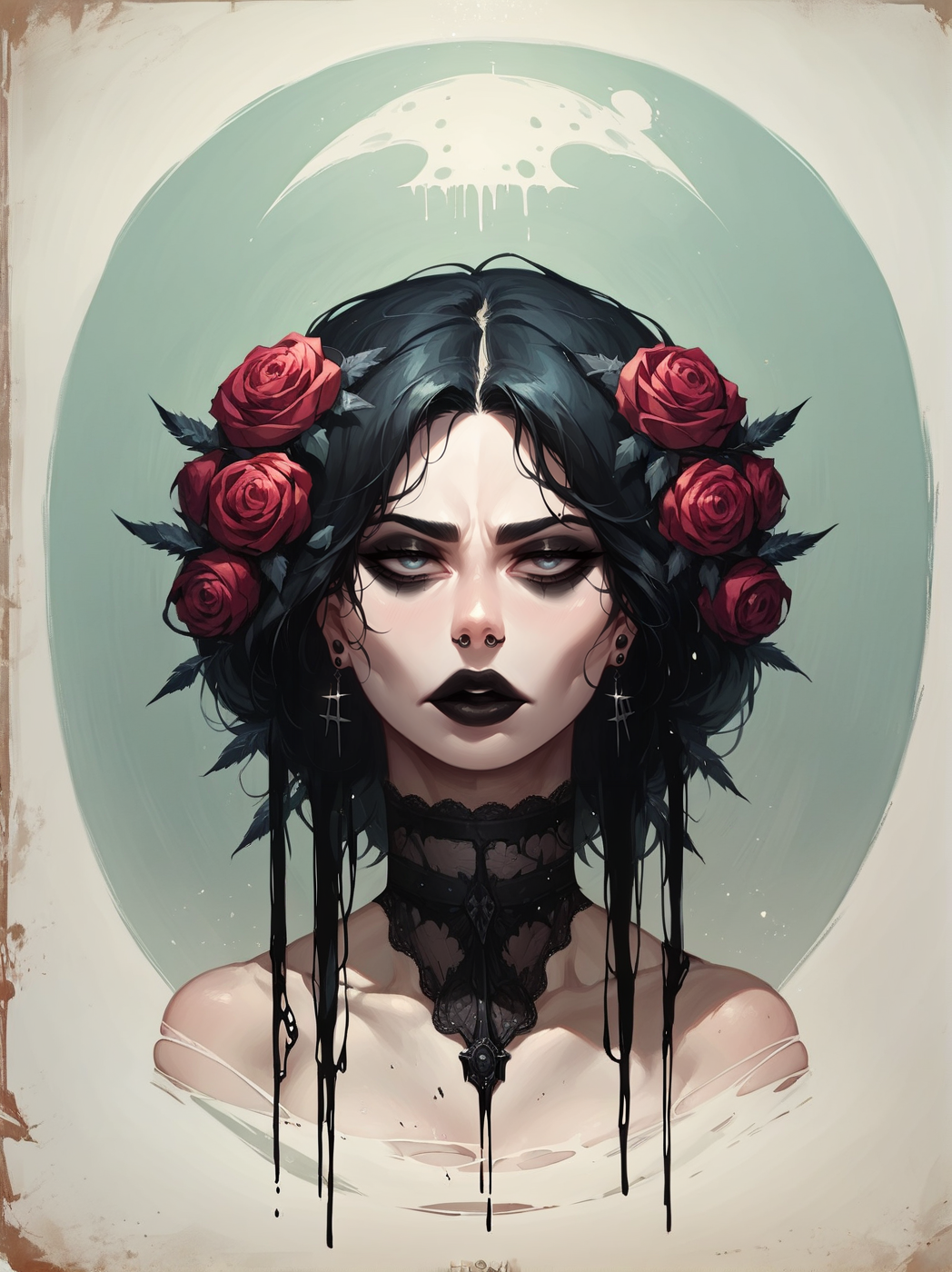 score_9. score_8_up, score_7_up, score_6_up, score_5_up, score_4_up, (plump:0.2), d4rk01l, gothic, 1girl, roses, <lora:d4rk01lXLP:0.8>