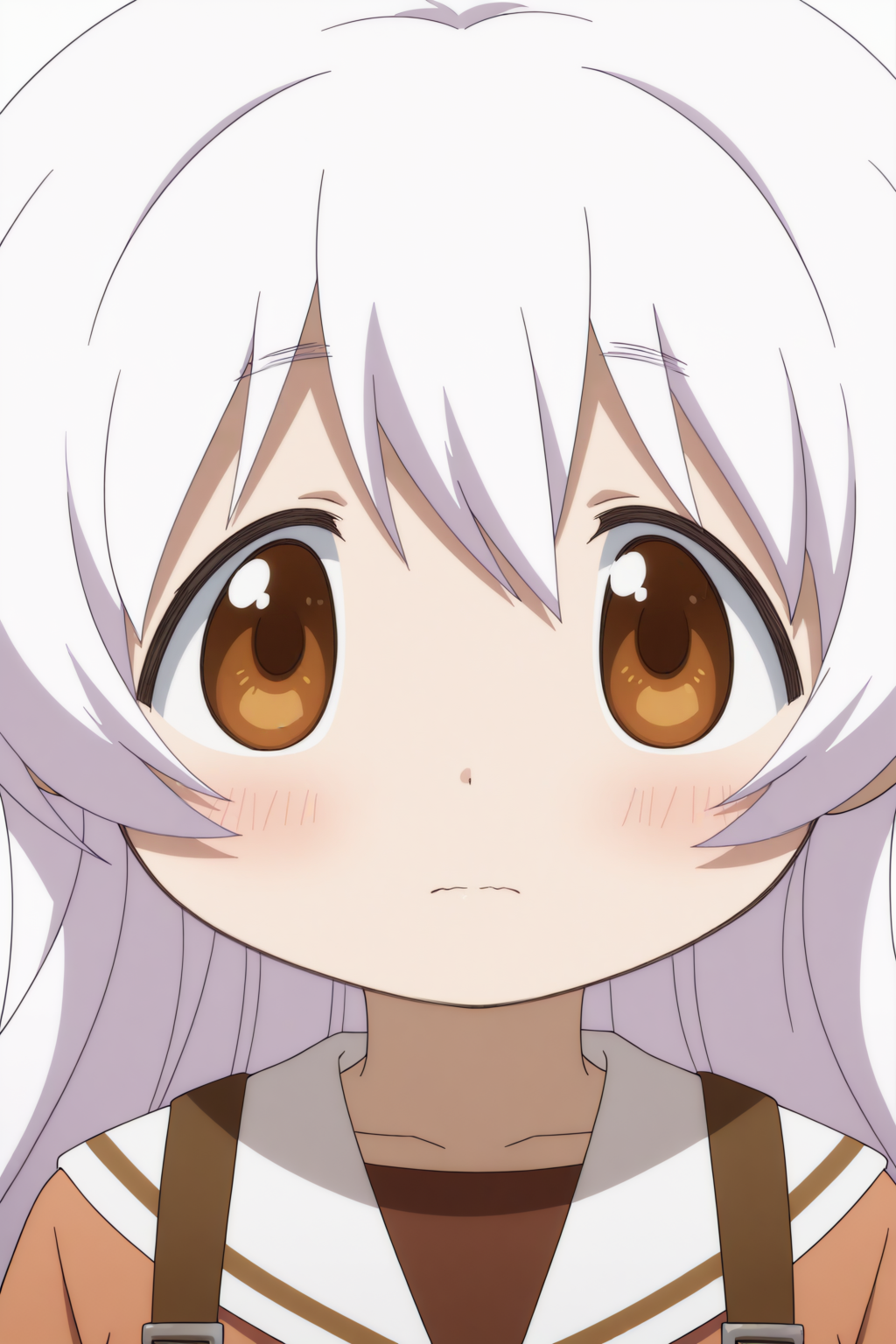Nagisa Momoe, light smile, upper body <lora:Madoka-Nagisa_Momoe-illustrious:0.8>