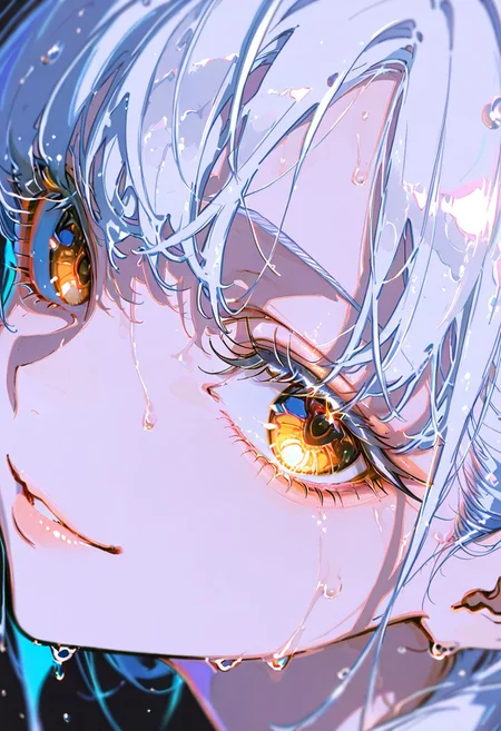 masterpiece, best quality, good quality, newest, highres, absurdres, uncensored,
BREAK
detail background, very awa, absolutely eye-catching, (beautiful face),
BREAK
amazing quality, best quality, ultra-detailed, 8K, illustration, CG, ultra-detailed-eyes, cute girl, eyelashes
BREAK
(sexy, slutty, hot, aroused) (only girl, solo foucus)
BREAK
parted lips, puffy lips, smile, seductive expression, wet hair, wet, from above, blurry foreground,
BREAK
perfect composition, solo, 1girl, extreme eye close up, eye focus, eye reflection, wide eyed, eyelashes, blank stare, (looking at viewer), eye focus, light smile
BREAK
professional lighting, , Photorealistic, source_real, 8k, night, blurry background, sharp focus, (extreme close:2.0), golden eyes, glowing eyes,
(by yoneyama mai, rolua, roitz \( roitz \):1.25), colored lines, (ONE EYE FOCUS)