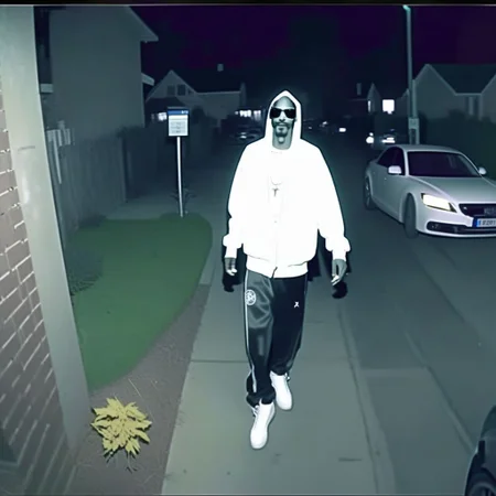 Snoop Dogg CCTV Style <lora:SDXL-CCTV-Style-Lora:0.7>
