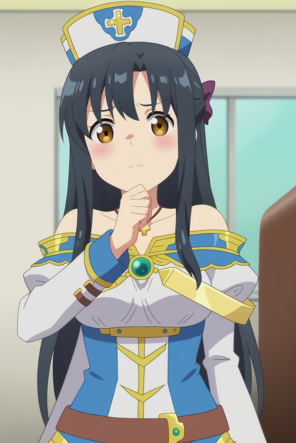 Kaori Shirasaki, anime screencap <lora:Arifureta_Shokugyou_de_Sekai_Saikyou-Kaori_Shirasaki-PDXL:0.8>