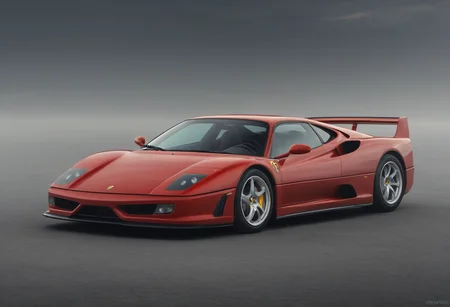 ethereal fantasy concept art of  ferrari f 4 0,<lora:CHV-Zoom:1>,Cornelisz Hendriksz Vroom vehicle,car,immaculate [1],color graded [2], . magnificent, celestial, ethereal, painterly, epic, majestic, magical, fantasy art, cover art, dreamy