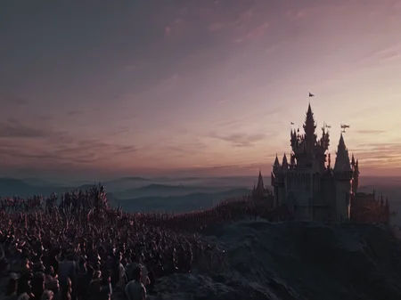 we were the kings and queens of promise, the best and worst of ourselves, twilight, spectacular sky, 8k uhd, absurdres, cinematic, atmospheric, photorealistic, <lora:add-detail-xl:1> <lora:Fractal_Vines:1> fractalvines