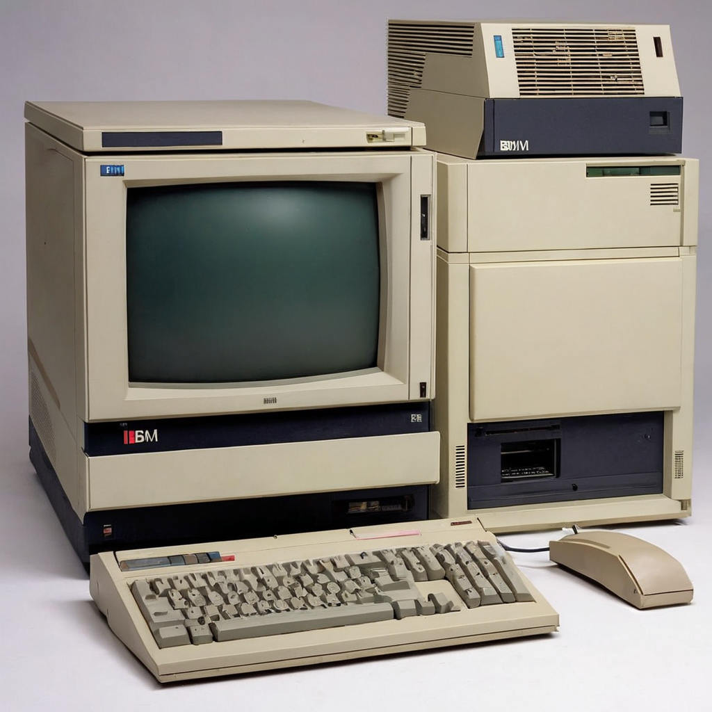 <lora:Everly_Heights_Prop_Generator:.7> a 1990s IBM Compatible computer