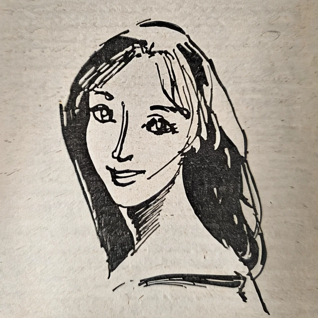 drawix15 portrait of a beautiful girl<lora:drawix15:1>