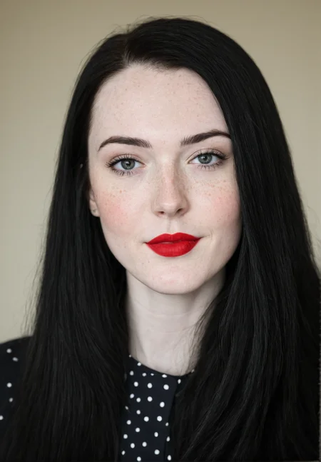 pale, pale skin, (freckles:0.5), black hair, smirk, living room background,
detailed face, detailed hair, fully clothed, extremely detailed, very detailed skin, detailed skin, realistic skin, (red lipstick:0.2), long hair, <lora:Pale_Skin_SDXL_v1.0:0.8>