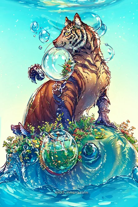 masterpiece, best quality,  <lora:Pokemon:1>,animals,(((((1girl))))), glass <lora:Nature Cthulhu Girl:0.6>